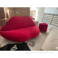 Modern Living Room Sofa Special Design Red LipShapeBoccaSofa